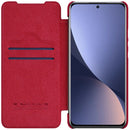 For Xiaomi 12 / 12X NILLKIN QIN Series Crazy Horse Texture Leather Case(Red)