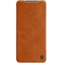 For Xiaomi 12 / 12X NILLKIN QIN Series Crazy Horse Texture Leather Case(Brown)
