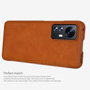 For Xiaomi 12 / 12X NILLKIN QIN Series Crazy Horse Texture Leather Case(Brown)