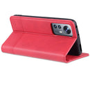 For Xiaomi 12 / 12X AZNS Magnetic Calf Texture Flip Leather Phone Case(Red)