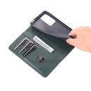 For Xiaomi 12 / 12X AZNS Magnetic Calf Texture Flip Leather Phone Case(Dark Green)