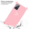 For Galaxy A51 Love Heart Pattern Frosted TPU Protective Case(Pink)