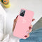 For Galaxy A51 Love Heart Pattern Frosted TPU Protective Case(Pink)