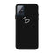 For Galaxy A51 Love Heart Pattern Frosted TPU Protective Case(Black)