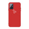 For Galaxy A51 Love Heart Pattern Frosted TPU Protective Case(Red)
