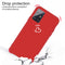 For Galaxy A51 Love Heart Pattern Frosted TPU Protective Case(Red)