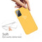 For Galaxy A51 Love Heart Pattern Frosted TPU Protective Case(Yellow)