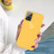 For Galaxy A51 Love Heart Pattern Frosted TPU Protective Case(Yellow)