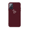 For Galaxy A51 Love Heart Pattern Frosted TPU Protective Case(Wine Red)