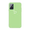 For Galaxy A51 Love Heart Pattern Frosted TPU Protective Case(Green)
