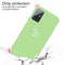 For Galaxy A51 Love Heart Pattern Frosted TPU Protective Case(Green)