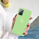 For Galaxy A51 Love Heart Pattern Frosted TPU Protective Case(Green)