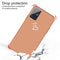 For Galaxy A51 Love Heart Pattern Frosted TPU Protective Case(Coral Orange)