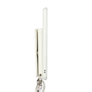 For Samsung Galaxy S22 Ultra 5G Crossbody Lanyard Wallet Card Bag Phone Case(White)