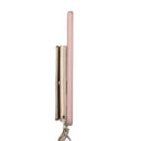 For Samsung Galaxy A73 5G Crossbody Lanyard Wallet Card Bag Phone Case(Pink)