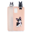 For Samsung Galaxy A73 5G Shockproof 3D Lying Cartoon TPU Phone Case(Cute Dog)