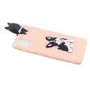 For Samsung Galaxy A73 5G Shockproof 3D Lying Cartoon TPU Phone Case(Cute Dog)