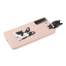 For Samsung Galaxy S22+ 5G Shockproof 3D Lying Cartoon TPU Phone Case(Cute Dog)