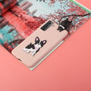 For Samsung Galaxy S22+ 5G Shockproof 3D Lying Cartoon TPU Phone Case(Cute Dog)