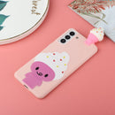 For Samsung Galaxy S22+ 5G Shockproof Cartoon TPU Phone Case(Ice Cream)