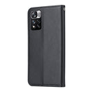 For Xiaomi Redmi Note 11 Pro 4G Global Knead Skin Texture Horizontal Flip Leather Case(Black)