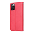 For Xiaomi Redmi Note 11 Pro 4G Global Knead Skin Texture Horizontal Flip Leather Case(Red)