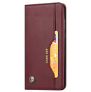 For Xiaomi Redmi Note 11 Pro 4G Global Knead Skin Texture Horizontal Flip Leather Case(Wine Red)