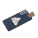 For Samsung Galaxy S22+ 5G Shockproof Cartoon TPU Phone Case(Stacked Cats)