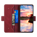 For Xiaomi 12 Stitching Side-Magnetic RFID Leather Phone Case(Red)