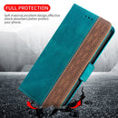 For Xiaomi 12 Stitching Side-Magnetic RFID Leather Phone Case(Dark Green)