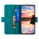 For Xiaomi 12 Stitching Side-Magnetic RFID Leather Phone Case(Dark Green)