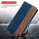 For Samsung Galaxy S22 Ultra 5G Stitching Side-Magnetic RFID Leather Phone Case(Royal Blue)