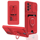 For Samsung Galaxy A32 4G Sliding Camera Cover Design TPU Phone Case(Red)