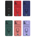 For Samsung Galaxy A51 Sliding Camera Cover Design TPU Phone Case(Black)