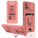For Samsung Galaxy A51 Sliding Camera Cover Design TPU Phone Case(Pink)