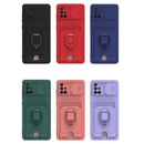 For Samsung Galaxy A71 Sliding Camera Cover Design TPU Phone Case(Black)