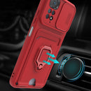 For Xiaomi Redmi Note 11S Global Sliding Camera Cover Design TPU Phone Case(Black)