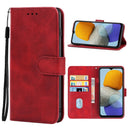 Leather Phone Case For Samsung Galaxy M23 5G / F23(Red)