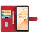 Leather Phone Case For OPPO Realme C31(Red)