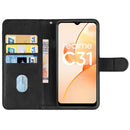 Leather Phone Case For OPPO Realme C31(Black)