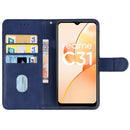 Leather Phone Case For OPPO Realme C31(Blue)