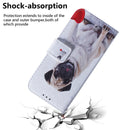 For OPPO Realme C31 Coloured Drawing Leather Phone Case(Pug)