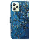 For OPPO Realme C35 Coloured Drawing Leather Phone Case(Apricot)