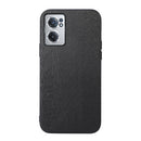For OnePlus Nord CE 2 5G Wood Texture PU Phone Case(Black)
