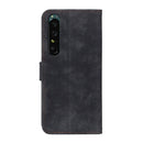 For Sony Xperia 1 IV Antelope Texture Magnetic Buckle Leather Phone Case(Black)