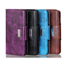For Sony Xperia 1 IV Crazy Horse Texture Magnetic Buckle Leather Phone Case(Blue)
