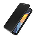For Motorola Moto G22 Carbon Fiber Texture Horizontal Flip Leather Phone Case(Black)