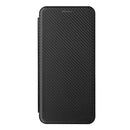 For TCL 30 5G / 30+ Carbon Fiber Texture Horizontal Flip Leather Phone Case(Black)