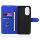 For Honor X7 Skin Feel Magnetic Buckle Calf Texture PU Phone Case(Blue)