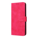 For Honor X7 Skin Feel Magnetic Buckle Calf Texture PU Phone Case(Rose Red)
